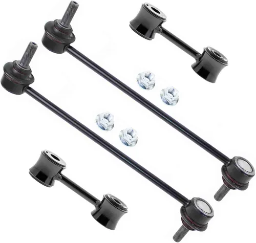 Miniatura 100 de Detroit Axle - 4 barras estabilizadoras AWD para Chrysler 300 2005-2019 Dodge Charger 2005-2008 2005-2008 Magnum Stabilizer Enlaces de extremo