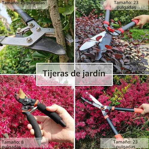 Miniatura 7 de YRTSH Loppers - Juego combinado de tijeras de setos y podadoras de 3 piezas, kit de cuidado de árboles y arbustos de alta resistencia para patio