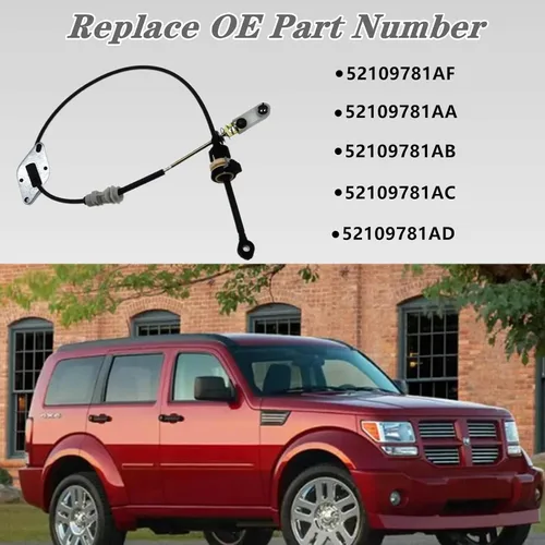 Miniatura 2 de Cable de control de cambio de transmisión automática, cable de control de cambio compatible con Jeep Liberty (2006-2012) / Dodge Nitro (2007-2011)