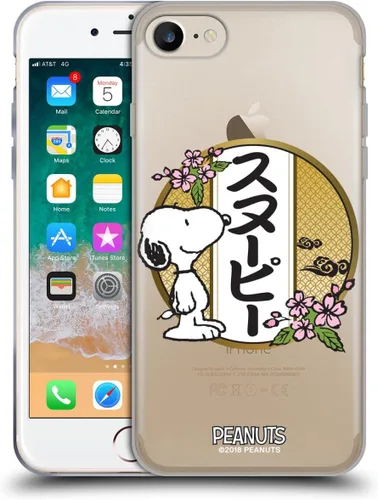 Miniatura 199 de Carcasa de gel para iPhone 7 Plus/iPhone 8 Plus, diseño de Snoopy Oriental de Peanuts, Badges
