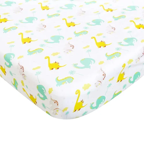 Miniatura 9 de Sábana de franela para cuna para niño o niña, 100% algodón, increíblemente suave, ajustada para cuna estándar (28" X 52") y colchones para niños