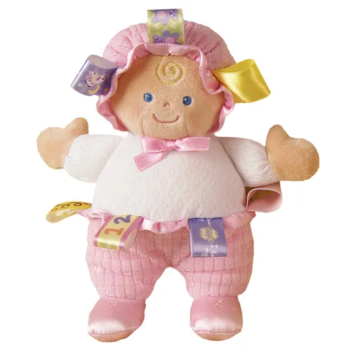 Mary Meyer Taggies Muñeca de bebé para el desarrollo, rosa, 20 cm