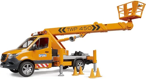 Miniatura 2 de Bruder 02679 MB Sprinter camión de servicio/grúa, cesta hombre w L/S módulo