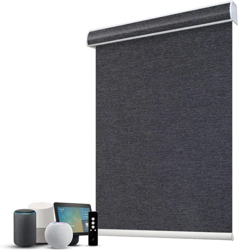 Miniatura 60 de SmartWings Persianas Motorizadas con Filtro de Luz, Compatible con Matter Thread Homekit Z-Wave Alexa Google, Persianas con 70% de Opacidad Safari