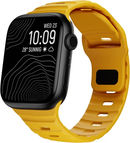 Miniatura 19 de Correa de silicona impermeable compatible con Apple Watch Ultra de 49mm 46mm 45mm 44mm 42mm 41mm 40mm 38mm, bandas deportivas para hombres y mujeres
