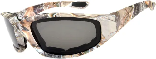 Miniatura 24 de OWL Gafas de espuma acolchadas para motocicleta, lente transparente con espejo ahumado