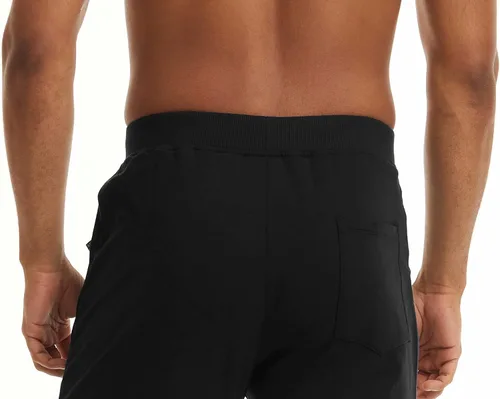 Miniatura 7 de MAGCOMSEN Pantalones capri deportivos 34 para hombre con bolsillos con cremallera longitud a la rodilla pantalones cortos de entrenamiento