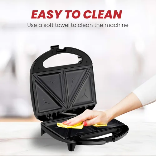 Miniatura 2 de Lumme Sandwichera, tostadora de sándwich, prensa panini, máquina de quesadilla, queso a la parrilla, prensa de tostadas francesas, prensa de Blanco