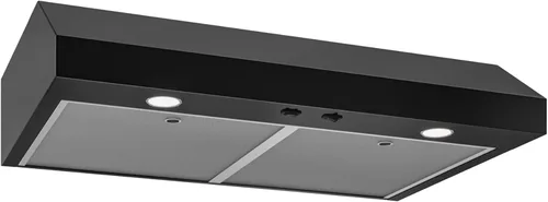 Miniatura 13 de Broan-NuTone BCSD136BL Glacier - Campana extractora de cocina con luz, extractor para debajo del gabinete, Negro, 36 pulgadas