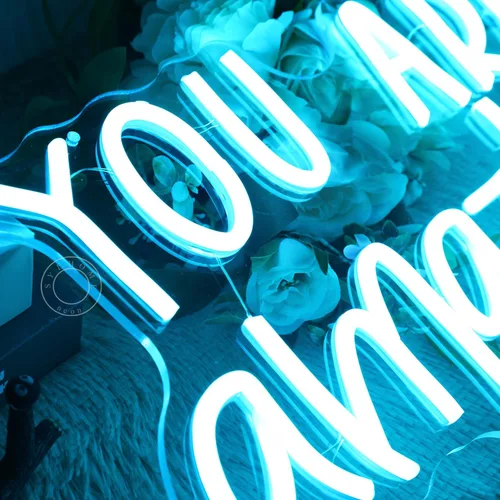 Miniatura 5 de SYLHOME Letrero de Luz LED de Neón "You Are Amazing" para Chicas y Niños, Decoración de Pared para Dormitorio, Sala de Estar, Salón de Clases