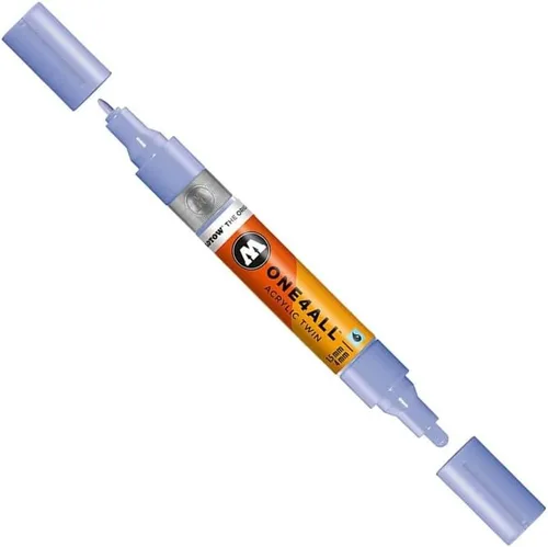 Miniatura 6 de Molotow ONE4ALL - Marcador acrílico de doble bomba, puntas de 0.059 in y 0.157 in, luz Amazonas, 1 cada uno (227.423)