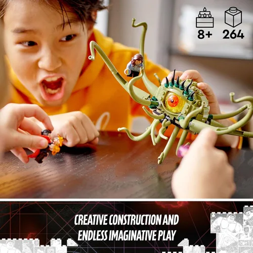 Miniatura 3 de LEGO Marvel Gargantos Showdown 76205 Monster Building Kit con Doctor Strange, Wong y America Chavez para mayores de 8 años (264 piezas)