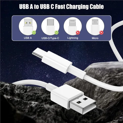 Miniatura 7 de Cable Carplay de coche para iPhone 17 16 15 Pro Plus Pro Max Air, paquete de 3 [3.3 pies + 3.3 pies + 6 pies] USB A a USB C cable para iPhone 17 16