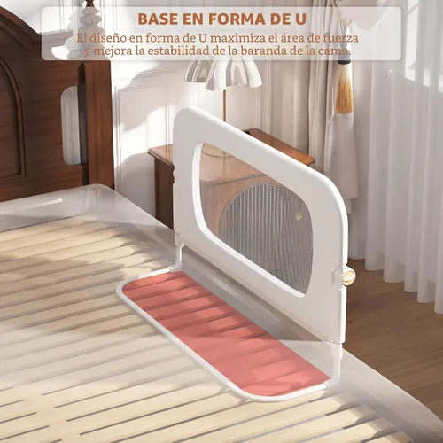 Miniatura 6 de FigTime Baranda de cama para niños pequeños, protector de baranda de cama de bebé para niños, barandas de cama para niños pequeños con ajuste