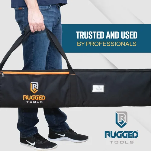 Miniatura 7 de Bolsa de riel guía de Rugged Tools - Bolsa protectora para rieles guía de sierra de hasta 59