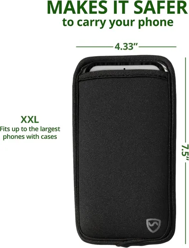 Miniatura 8 de SYB Shield Your Body - Funda bloqueadora de EMF para teléfono, potente bloqueador de radiación para teléfono celular, funda duradera antiradiación