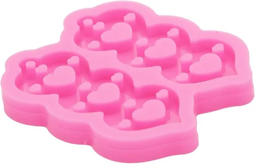 Miniatura 7 de Molde de aretes de resina de corazón para el día de San Valentín con agujero, moldes de resina de silicona, moldes de resina epoxi para mujer, 423.6