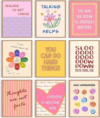 Miniatura 9 de Arte de pared para sala de juegos para niños, póster de lienzo con versículo bíblico, decoración de pared del alfabeto abc, imágenes de escrituras