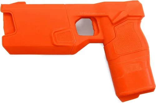Entrenadores de Seguridad Americanos - Compatibles con Modelos de Taser - Pistolas de Entrenamiento de Polímero Sólido No Funcionales - Naranja