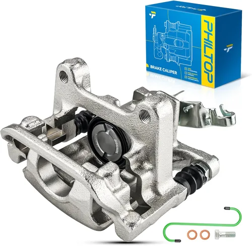 Miniatura 35 de PHILTOP Conjunto de Pinza de Freno de Disco Delantero Compatible con Jeep Wrangler 1990-2006, Jeep Cherokee 1990-2001, Grand Cherokee 1993-1998