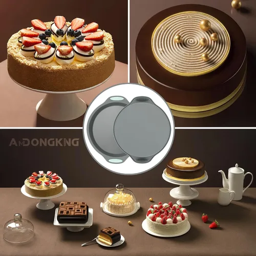 Miniatura 6 de Molde de silicona para tartas, molde redondo para pastel de Charlotte, molde para hornear para queso, chocolate, pastel de arcoíris, pastel