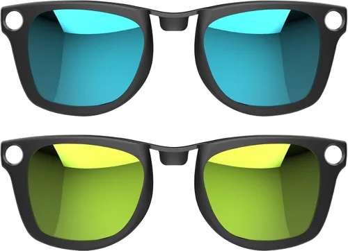Miniatura 9 de HIBLOKS 4 clips polarizados para Ray-Ban Meta Wayfarer y Gen 2 (RW4008/RW4012 Grande 53-22), clip de decoloración para Meta Wayfarer Gen 2 Protege