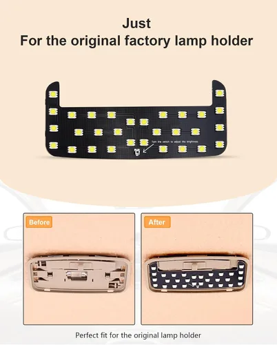 Miniatura 4 de Tablero de luz LED amarillo cálido de 4500 K, accesorio de iluminación interior, para Lexus CT200h, Scion TC XD XB IM, Toyota Prius, Mirai, Hilux