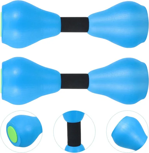 Miniatura 8 de Alipis 2 mancuernas acolchadas ajustables para mujer, para entrenamiento en la piscina, fitness y entrenamiento en casa, mancuernas de agua ligeras