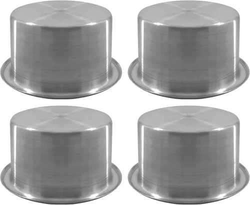 ISURE MARINE 4 portavasos antiderrames de acero inoxidable de 3 pulgadas con arandela antideslizante, soporte para tazas de mesa de póquer 4 pzas