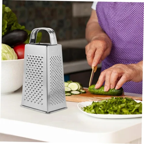 Miniatura 5 de Housoutil Herramienta de mano de cocina Rallador de acero inoxidable para queso Patata Vegetal