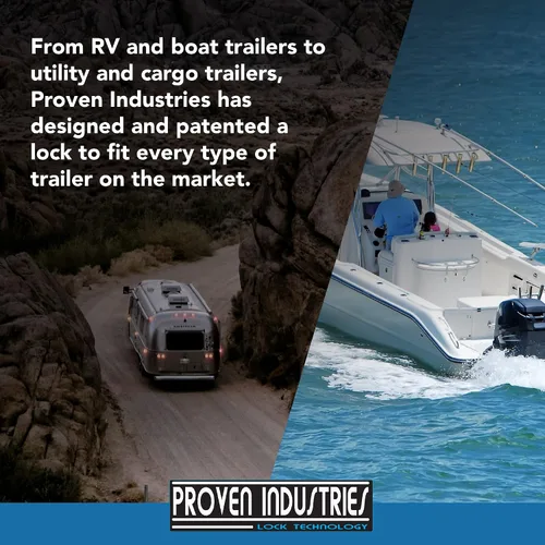 Miniatura 8 de Proven Industries - Modelo 2516-AS, Cerradura para remolque, se adapta a acopladores Airstream de 2 5/16 pulgadas (1997-2019), fabricado en los Negro