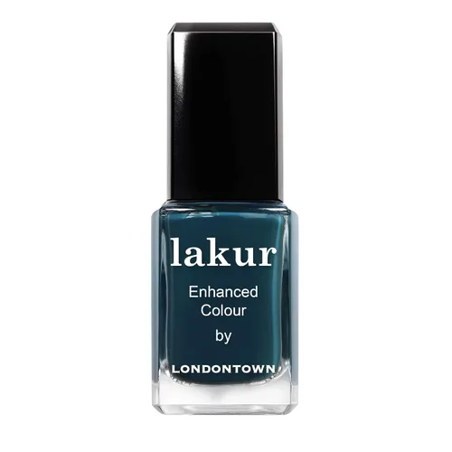 LONDONTOWN Lakur Nail Polish – Green, Long-Lasting, Streak-Free, Chip-Resistant | 21+ Free Non-Toxic Vegan Nail Color, Strengthens & Hydrates Nails,