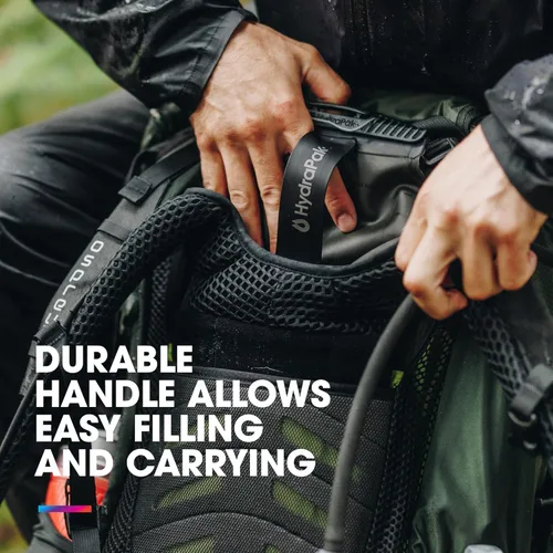 Miniatura 4 de Hydrapak Force - Depósito de agua ultra duradero para mochilas de hidratación, 2L o 3L, tubo aislado, seguro y confiable