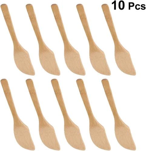 Miniatura 2 de Cuchillo de mantequilla de madera natural, espátula, herramienta de cocina de bambú, panadería, pastel, mermelada, mantequilla esparcidora
