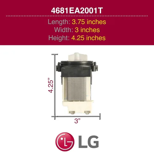 Miniatura 5 de LG, 4681EA2001T, Bomba de desagüe para lavadora