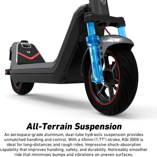 Miniatura 2 de NIU 100P/100F/300P/300X Electric Scooter Adult - E Scooter with Suspension, 600-1000W Peak Power, 18-37.3 Miles Max Range, Top Speed 17.4-23.6MPH