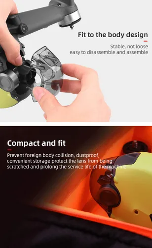 Miniatura 2 de BTG Gimbal Protector Camera Lens Cover Protector Compatible with DJI FPV Combo Drone Accessories