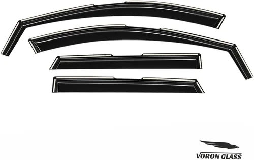Miniatura 7 de Voron Glass Protectores de lluvia extra duraderos en canal para Hyundai Tucson 2022-2026, deflectores de ventana, viseras de ventana de ventilación