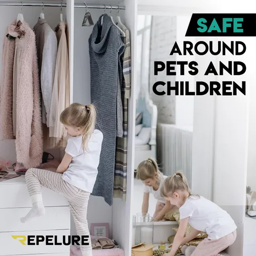 Miniatura 5 de Trampas para polillas prémium con feromonas, paquete de 12, trampas para polillas de ropa para armario, prevención de polillas en interiores