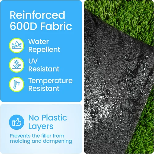 Miniatura 5 de Rhino BaseMate Pesos para Base de Sombrilla Paquete de 4 – Bolsas de Arena Rellenables para Base de Sombrilla y Soporte de Patio Pesos de Sacos