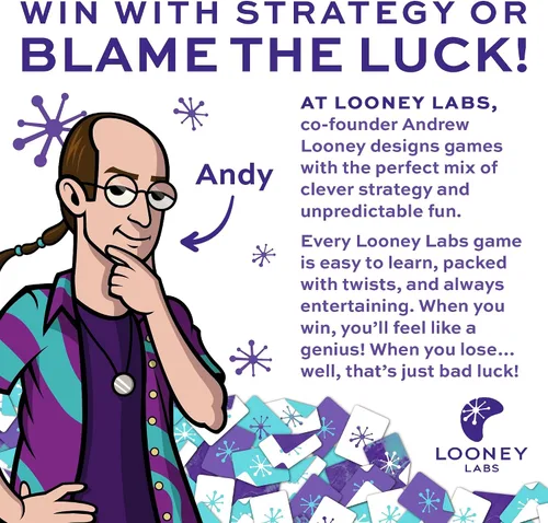 Miniatura 9 de Looney Labs - Juego de cartas de camping Fluxx - Diversión de verano, aventura al aire libre, perfecto para viajes de campamento familiares y noches