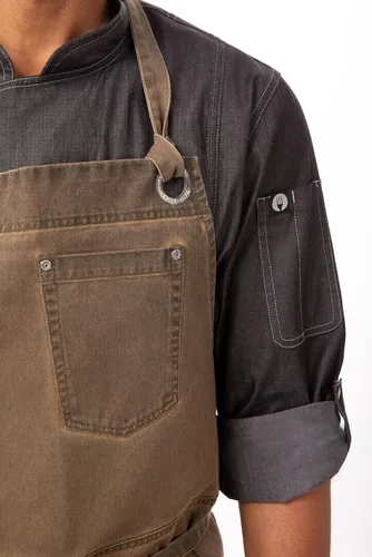 Miniatura 18 de Chef Works Delantal con pechera unisex Dorset Chefs