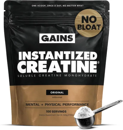Monohidrato de creatina instantánea gana a granel, la primera creatina 100% soluble del mundo para la fuerza, el rendimiento y la construcción