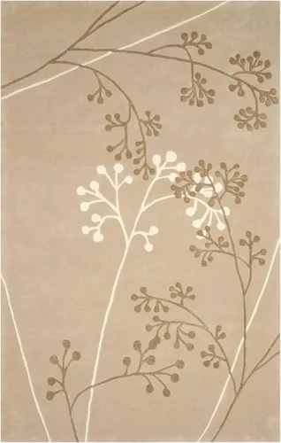 Miniatura 22 de SAFAVIEH Soho Collection SOH305G - Alfombra de lana de primera calidad hecha a mano, 6 x 9 pies, color gris