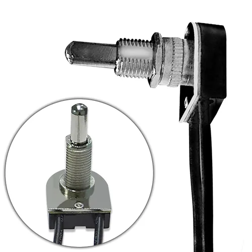 Miniatura 2 de Interruptor de botón Zing Ear ZE-107M ON-Off 5/8 "Lámpara de luz 3A 250VAC/6A 125VAC/3A 125VL/3A 125VT Prensa de dos etapas Interruptores con cable