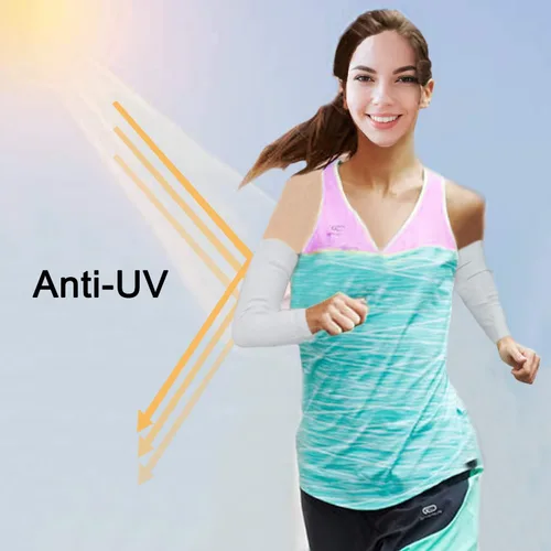Miniatura 6 de LiXiongBao 4 pares de mangas de protección solar UV, UPF 50 manga de compresión deportiva refrescante para mujeres, hombres y adolescentes, suave