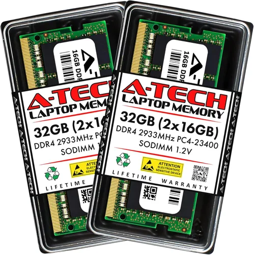 Miniatura 32 de A-Tech 8 GB de RAM para portátiles Acer Nitro 5 DDR4 2666MHz SODIMM PC4-21300 (PC4-2666V) módulo de actualización de memoria