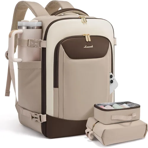 Miniatura 30 de LOVEVOOK Mochila de viaje de 40 L para mujeres y hombres, mochila grande de mano para aviones, bolsa de viaje para artículos personales de la TSA