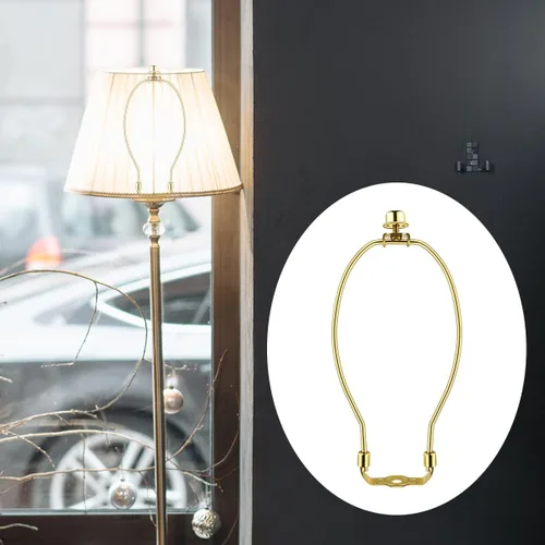 Miniatura 2 de 2 soportes para lámpara de 9 pulgadas, soporte de pantalla desmontable, accesorios de iluminación de bricolaje resistentes para lámparas de pie
