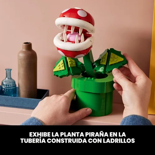 Miniatura 7 de LEGO Super Mario - Juego de construcción de plantas de piraña para adultos, Mario coleccionable para hombres y mujeres, a partir de 18 años, regalo